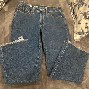 J. Crew Demi Boot Crop Denim Jeans